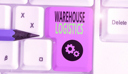 Handwriting text writing Warehouse Logistics. Conceptual photo flow of both physical goods and information in business
