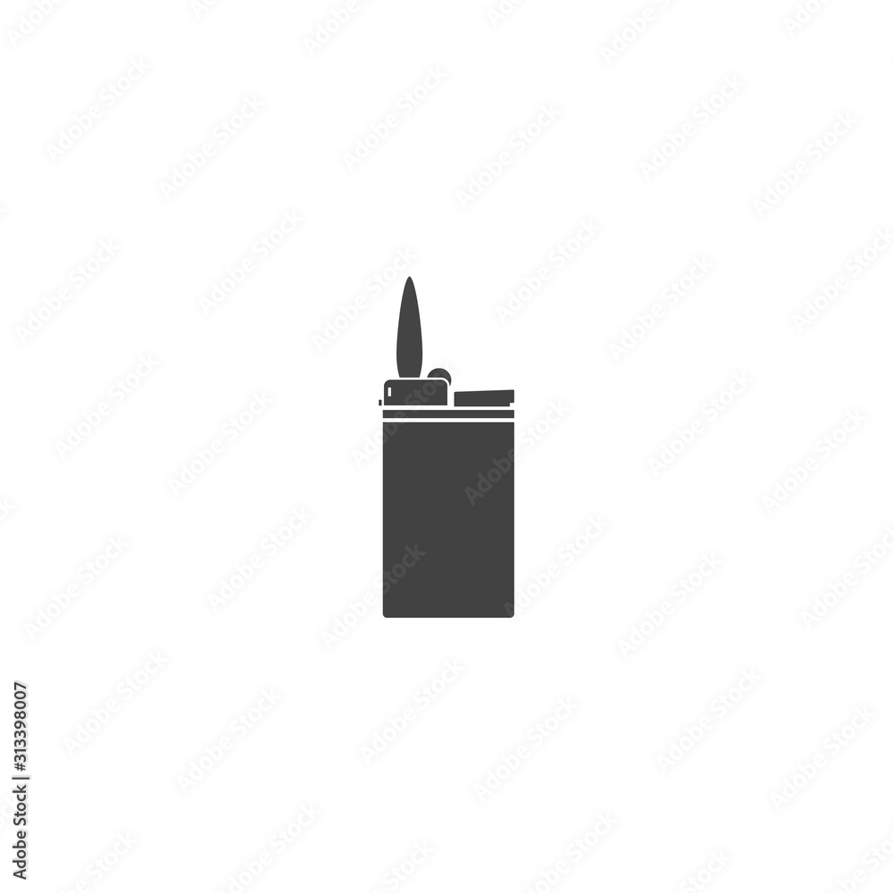 Poster lighter vector icon on white isolated background. layers grouped for easy editing illustration. for 