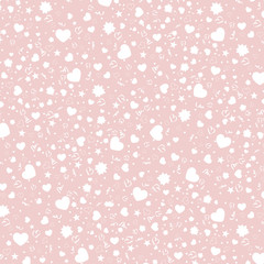 Valentine's day design, festive texture of hearts. Sale poster, blank, love, sale, flyer.