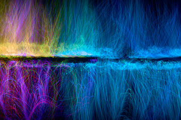 defocus bright light stripes abstract background image