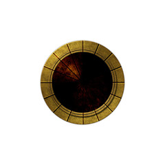 Round ancient style button logo