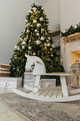 New Year and Christmas home decoration