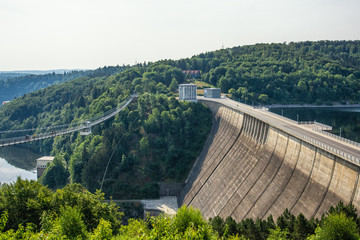 Harz / Rappbodetalsperre und Hängebrücke