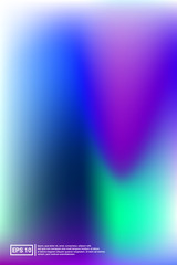 Iridescent, Blurred Gradient Mesh. 