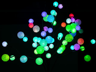 picture with beautiful and colorful lights