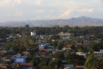 KAYAH/MYANMAR(BURMA) - 05th Jan, 2020 : When we travelling to Loi Kaw City, Myanmar(Burma).