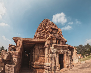 Galagnatha Temple at Pattadakal, Badami, Karntaka, India. A Unesco world heritage site