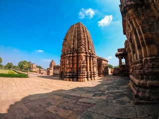 Kashi Vishveshwar Shiva Temple at Pattadakal,Badami, Karnataka, India. One of the famous attraction in karnataka