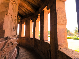 Durga Temple at Aihole. One of the famous tourist destination in karnataka, India. 