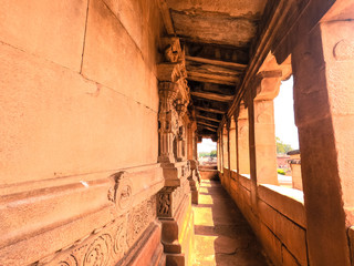 Durga Temple at Aihole. One of the famous tourist destination in karnataka, India. 