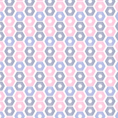 Vector geometrical pattern with hexagons