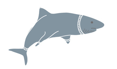 Animals While penguin shark space  brush art instagram  modern  social media    