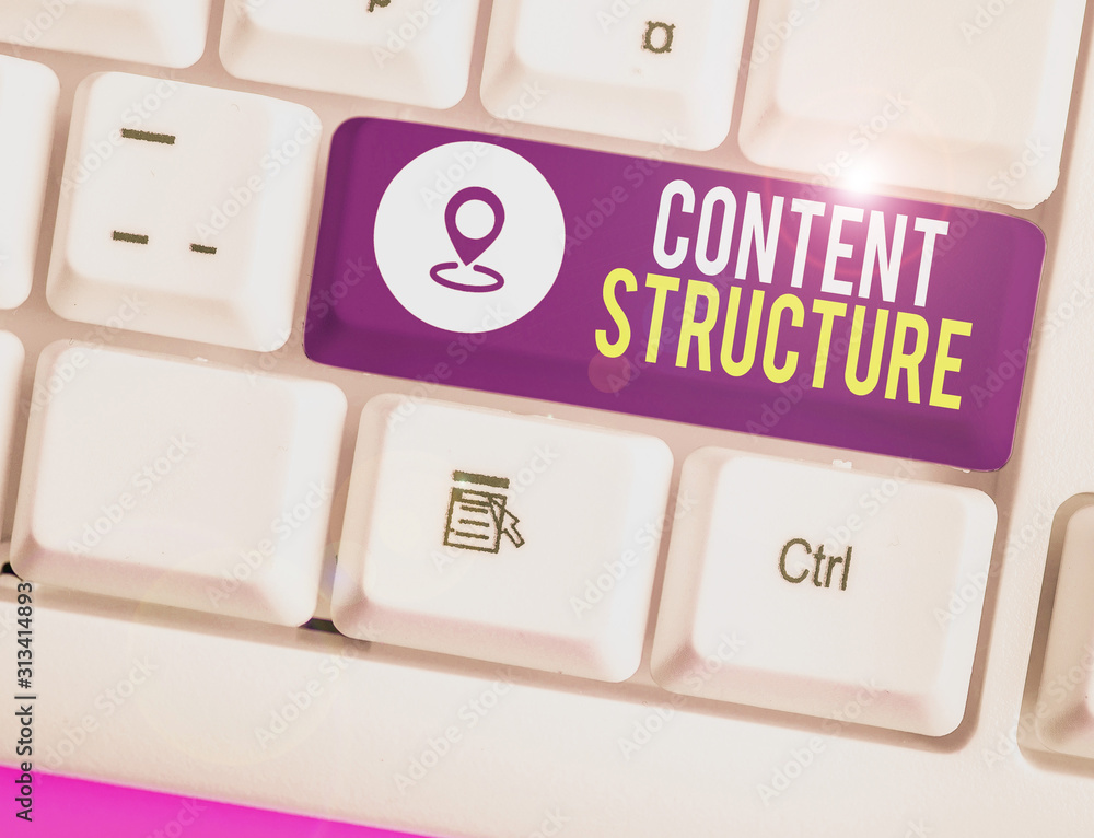 Poster text sign showing content structure. business photo text information that is organized in a predicta