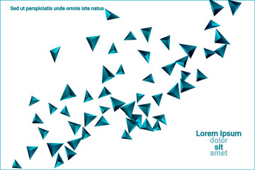 
Triangular background.