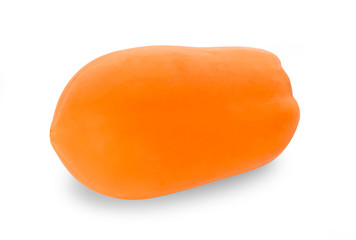 papaya isolated on white background