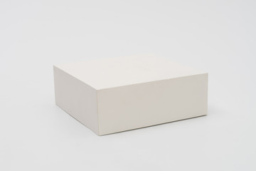 box mockup set on white