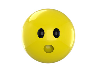 The Stunned Emoticon - 3D