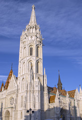 Fototapeta na wymiar The Matthias Church in Budapest Hungary Europe