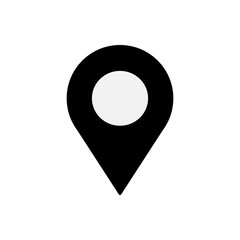 Geo tag outline icon. Symbol, logo illustration for mobile concept and web design.