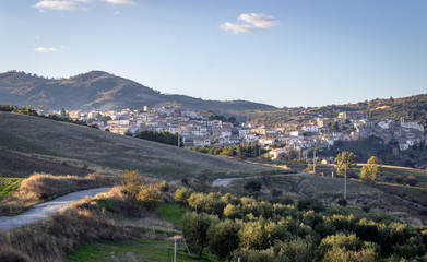 Fototapeta premium aerial view of the city