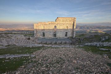 Acinipo Roman theatre ruins in ronda