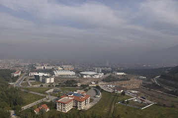 panorama of the Denizli city