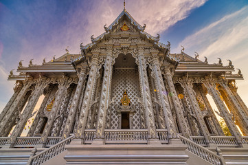 Pathum Thani District, Pathum Thani / Thailand / January 3, 2020 : Wat Don Yai, A country temple...