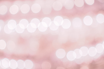 かわいい背景素材 - キラキラ光るふんわりイルミネーション（ピンク）