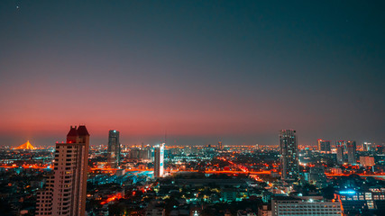 Obraz premium city at night