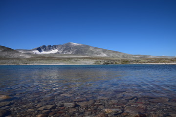 Berg Snøhetta in Norwegen