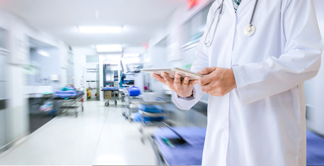 Fototapeta premium Medical the doctor healthcare and medicine concept in the hospital