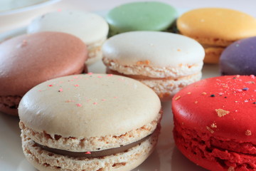 カラフルなフランスの焼き菓子　マカロン
