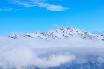 Majestic mountain Peak in the Alps
