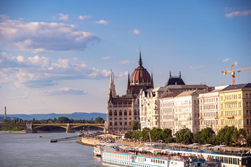 Fototapeta premium Budapest Hungary Parliament Building