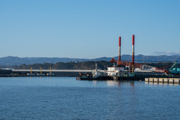 Fototapeta na wymiar 港の風景