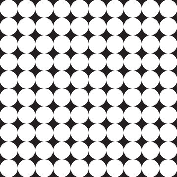 Seamless pattern geometric.Black and white background.Design for background © sunattakit