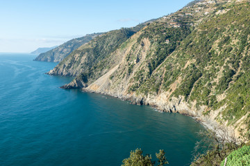 Fototapeta na wymiar Riomaggiore - Campiglia, a trekking day in Liguria, Italy