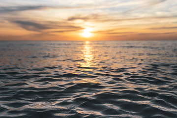 Fototapeta premium Thailand colorful ocean beach sunrise.