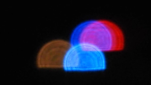 Police Car Lights Flashing Bokeh 002