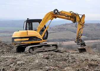 modern excavator
