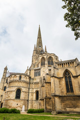 Fototapeta na wymiar Norwich Cathedral in East England
