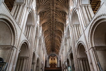 Fototapeta premium Inside Norwich Cathedral in East England