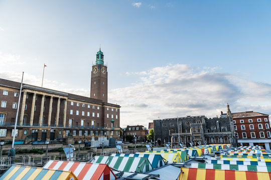 Norwich Guildhall And Market