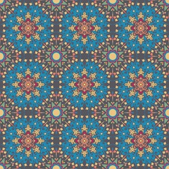 seamless pattern of ethnic pattern