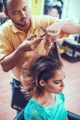 At The Hairdresser's