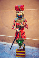 Wooden doll. Wooden dolls for home decoration In India