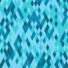 Seamless vector geometric rhombus color pattern background