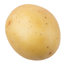 Potato isolated on white background with clipping path