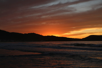 Obraz premium puesta de sol