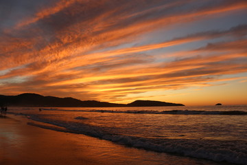puesta de sol